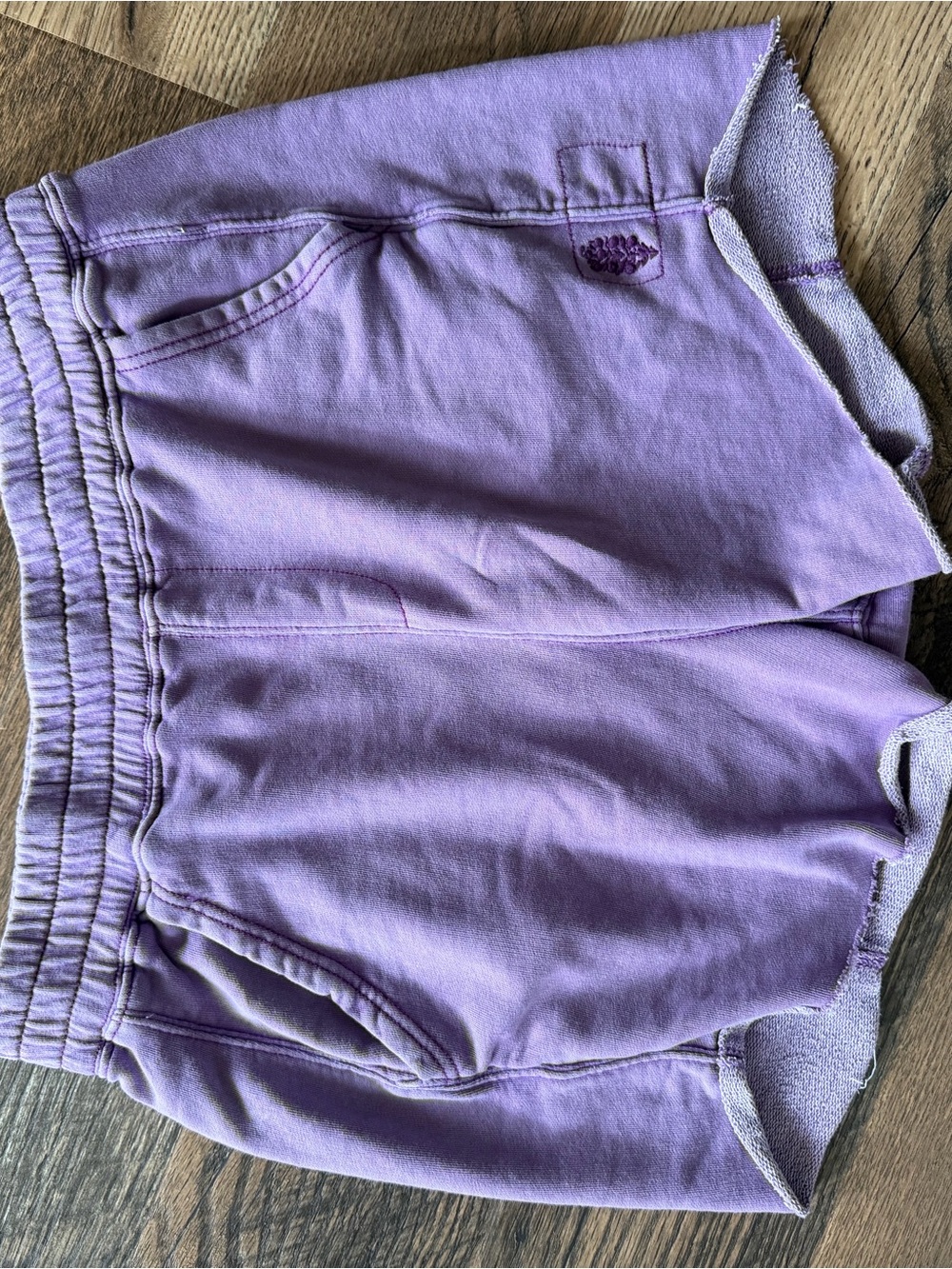 Free People Movement All Star Solid Lavender Purple Athletic Shorts Sweatpant